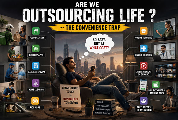 ARE WE OUTSOURCING LIFE ? ~ THE CONVENIENCE TRAP