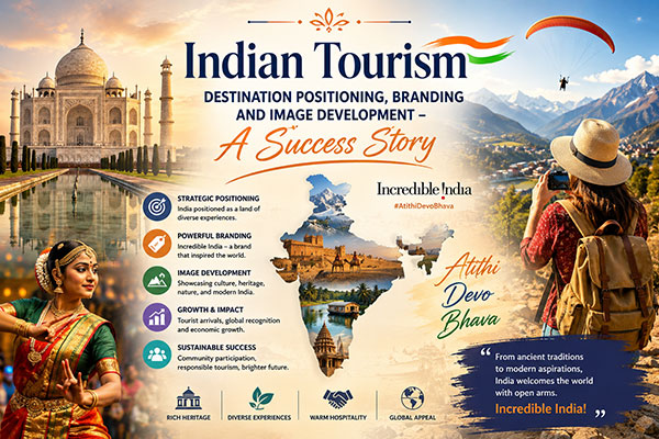 Indian tourism – Destination positioning, Branding and Image development – A Success story